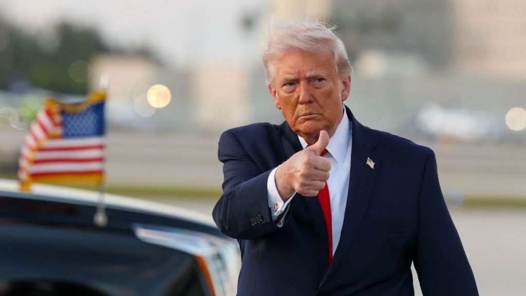 Donald Trump Says He's 'Very Happy' While Talking About Oil Prices