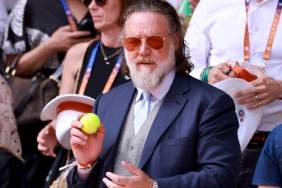 Watch Russell Crowe Take a Catch at the French Open Match