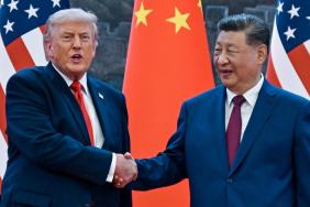 Donald Trump Receives Grand Welcome by Children in China