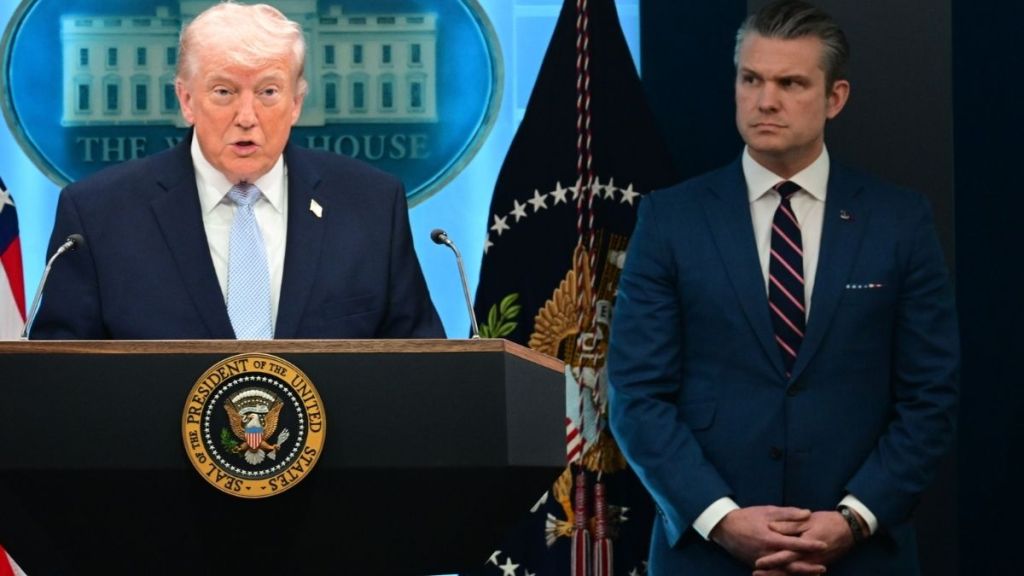 Pete Hegseth Pauses War Duty to Slam Donald Trump Critic