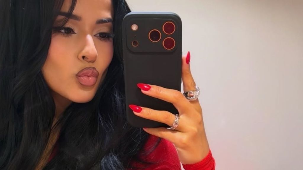 Becky G’s Plunging Top Is So Revealing Its Just Chains