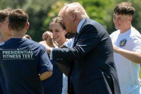 Donald Trump Teaching His Signature Dance Move to Teenage Kids Goes Viral