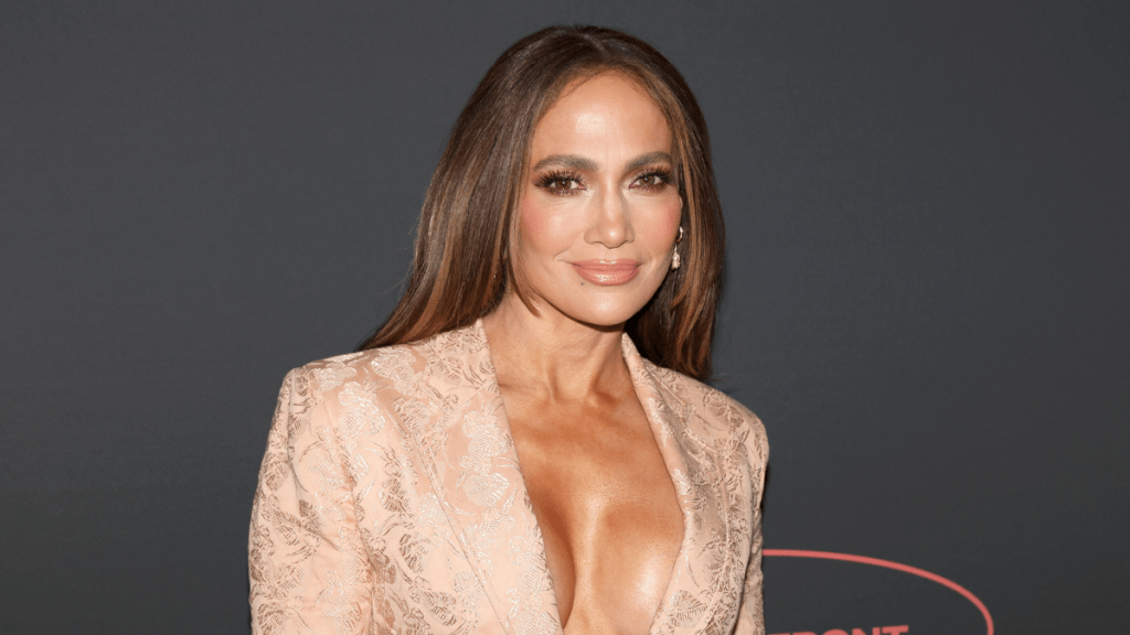 Jennifer Lopez Rocks a Plunging Dress So Deep It Looks Seconds From Disaster