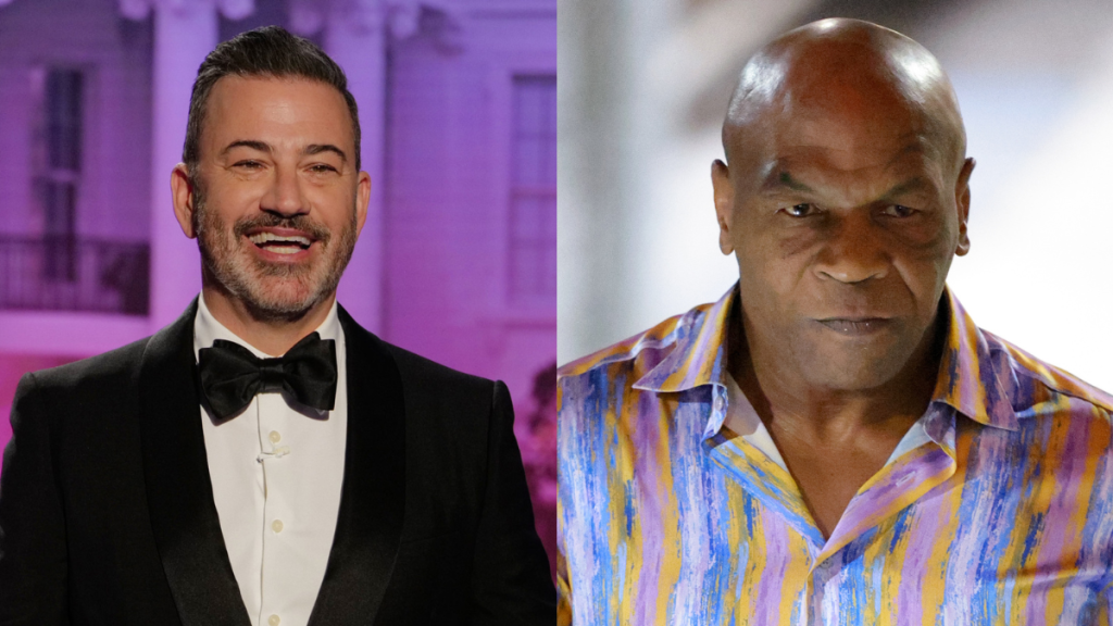 Jimmy Kimmel Grills Mike Tyson for Going to Donald Trump's Mar-a-Lago