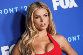 Brooks Nader’s Cleavage-Baring Micro Mini Plunges Dangerously Low