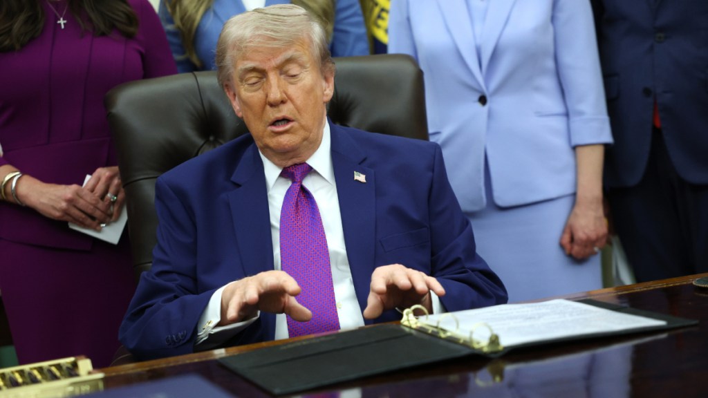 Was Donald Trump Caught Napping During a Meeting?