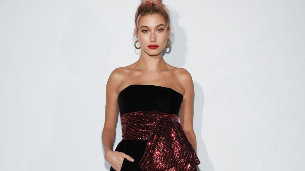 Hailey Bieber's Bralette Comes With a Modern Plunge Neckline in New Photos