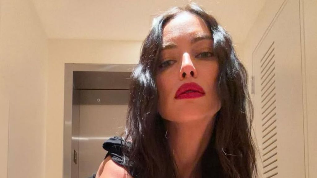 Irina Shayk Nearly Spills Out of a Sheer Bralette That Barely Covers Anything