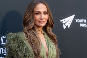 Jennifer Lopez Wears a Plunging Dress With So Many Cut-Outs It’s Barely Holding Together