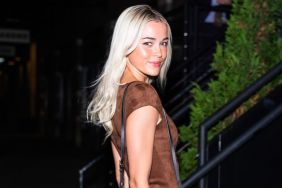 Livvy Dunne’s Plunging Dress With High Slit Literally Hangs on Strings