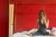 Emily Ratajkowski Posts Jaw-Dropping Plunging Dress Selfies From New Home