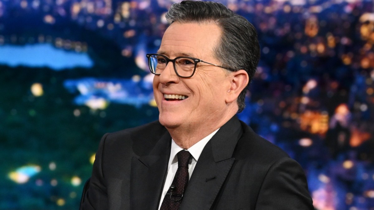Stephen Colbert Spider Stephen Colbert Has 3-Word Reaction to His Late Show Replacement ...