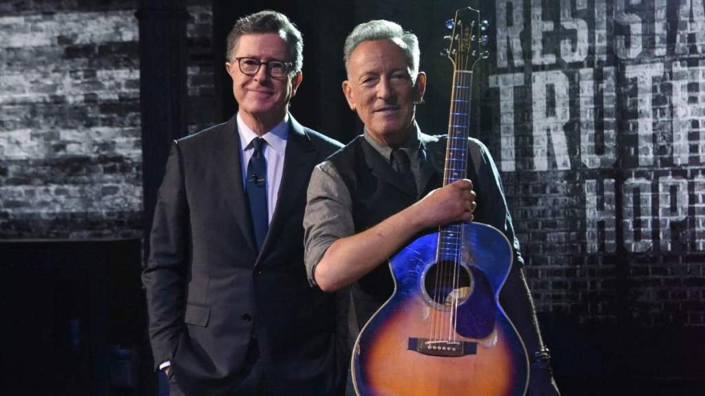 Bruce Springsteen’s Final Stephen Colbert Appearance Targets Donald Trump and David Ellison