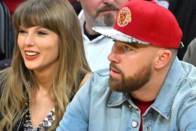 Travis Kelce’s Courtside Beer Chug Draws Reaction From Taylor Swift