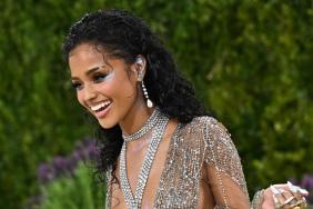 Tyla's Sheer Stone Top With a Dangerously Low Neckline Has the Internet Spiraling