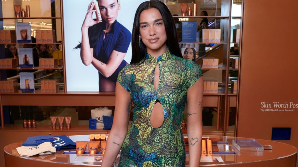 Dua Lipa’s Cutout Dress Comes With the Highest Slit You Can Imagine