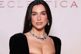 Dua Lipa's Top Has So Many Cutouts Her Lacy Bra Peeks Through