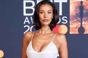 Maya Jama Flaunts Curves & More in Cutout Swimsuit Hanging by a Strap