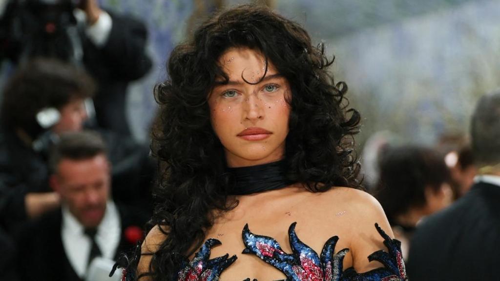 Odessa A’Zion’s Floral Met Gala Top Barely Covers Anything