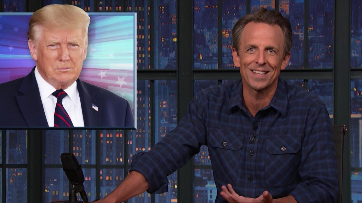 Seth Meyers Mocks Donald Trump's 'Dumbocrats' Comment
