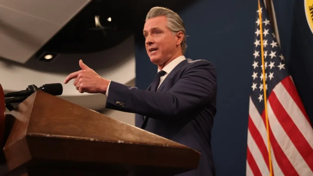 Gavin Newsom Mocks Donald Trump With Dumb & Dumber Poster