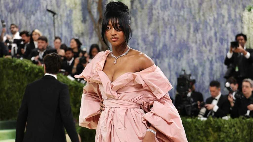 Angel Reese Drops Jaws at Met Gala in Plunging Look With a Slit That Goes All the Way