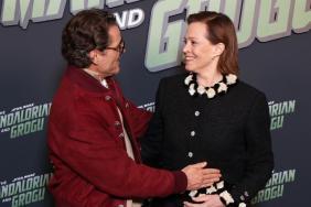 Pedro Pascal Kisses Sigourney Weaver After Stephen Colbert