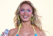 Zara Larsson Risks a Cheeky Flash in a Dress Cut Way Too Short