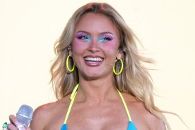 Zara Larsson Risks a Cheeky Flash in a Dress Cut Way Too Short