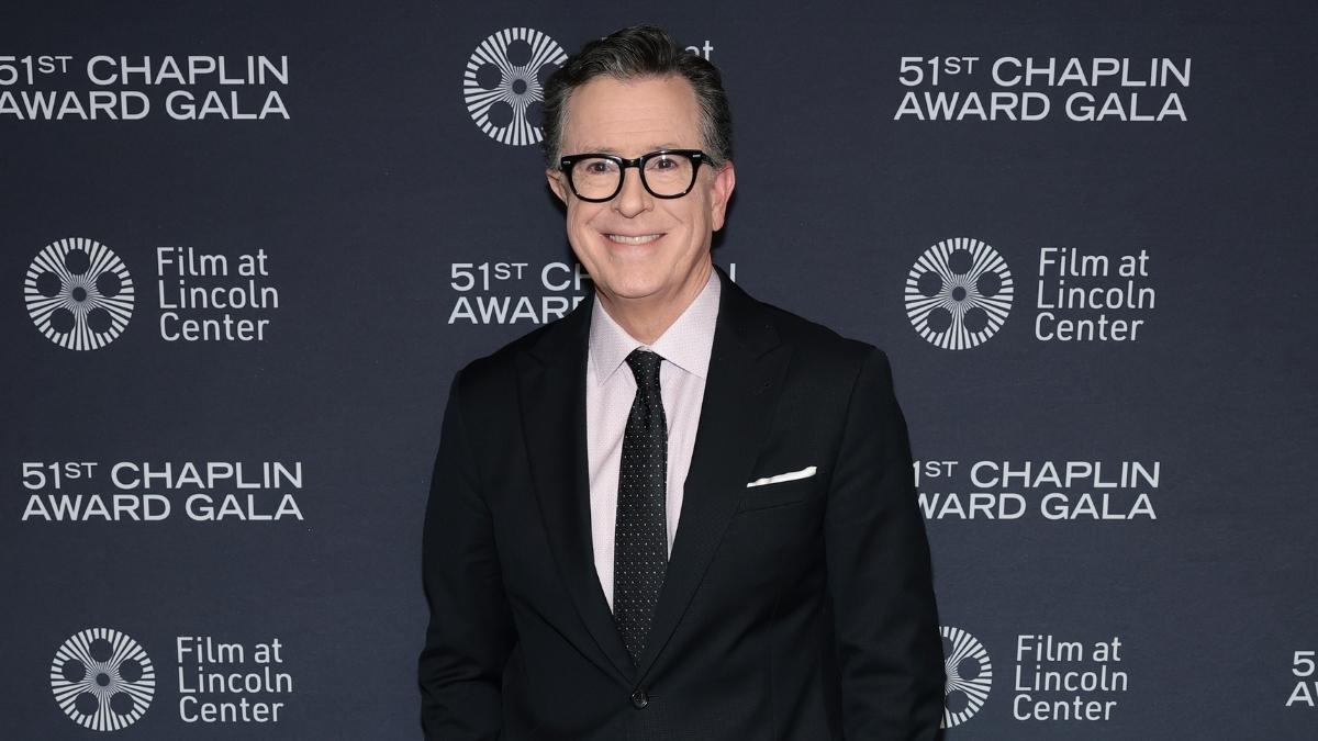 Stephen Colbert Kisses Pedro Pascal a Day After Smooching Jimmy Fallon