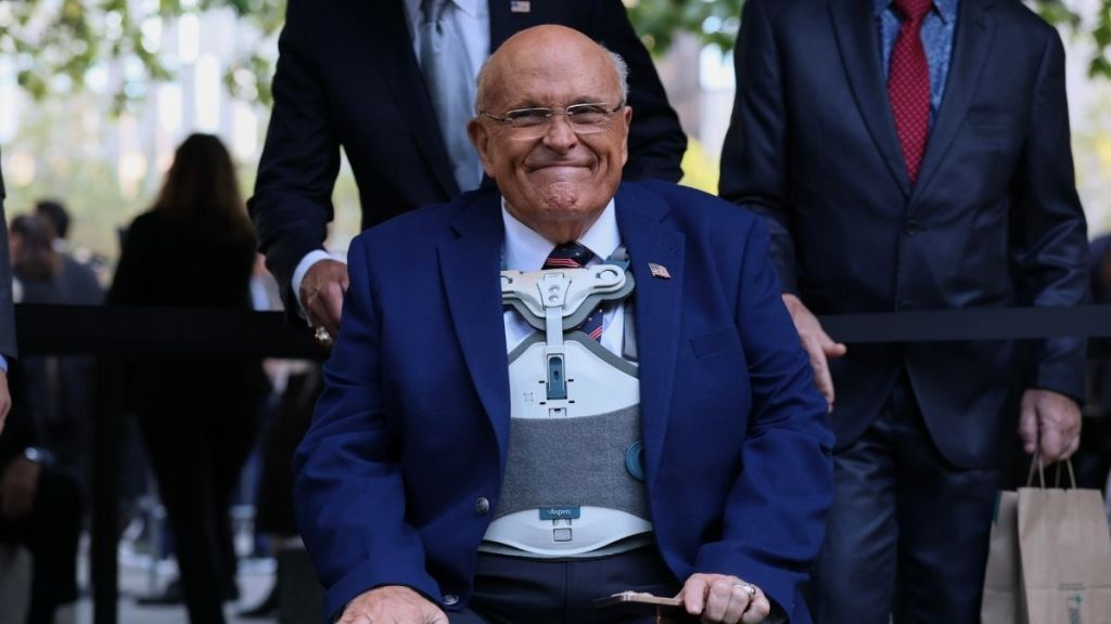 Rudy Giuliani Gives Health Update in First Appearance Amid Hospitalization