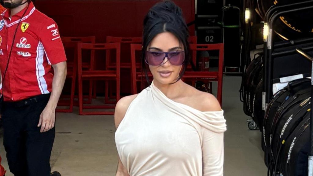 Kim Kardashian’s Backless Monaco Look Held Together by One Thin String