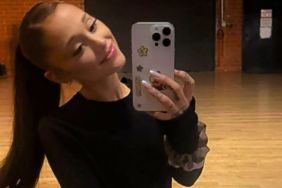 Ariana Grande Performs in Fully See-Through Dress With Abs Peeking Through