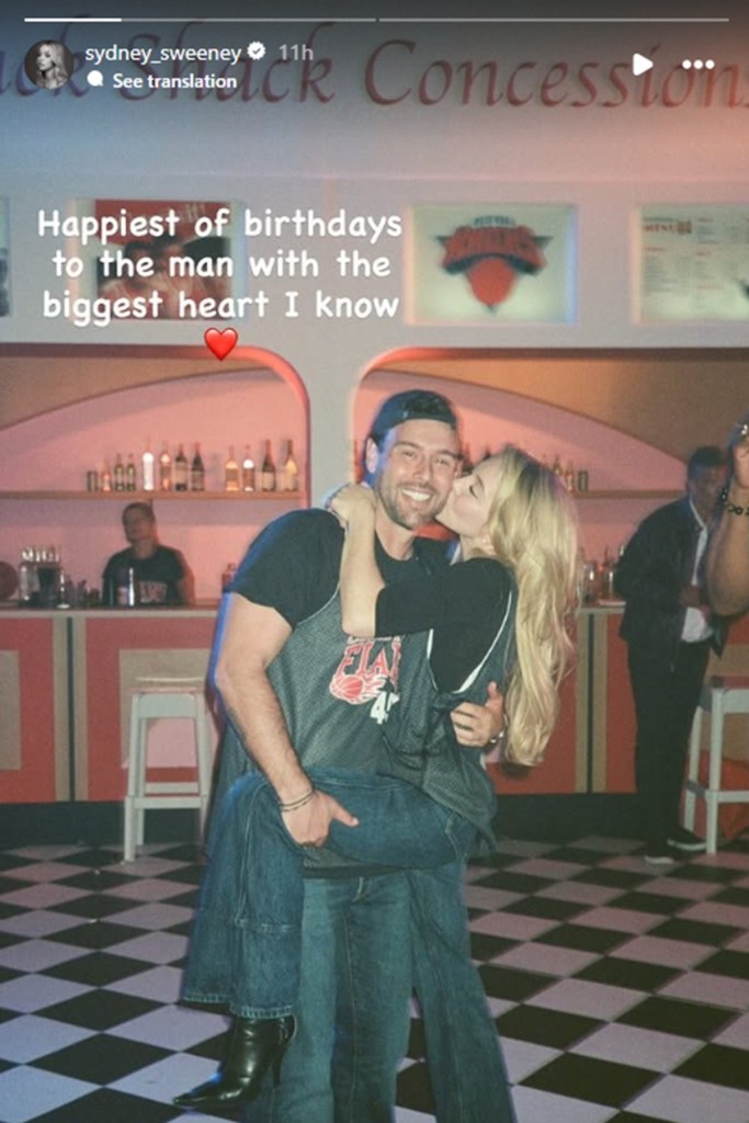 Sydney Sweeney posts loving message for Scooter Braun on his birthday