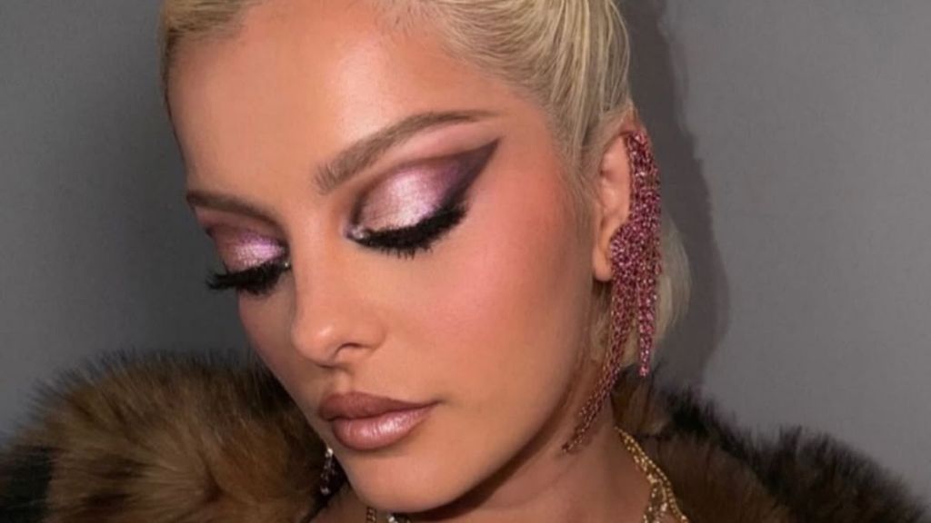 Bebe Rexha’s Lacy Bralette Peeks Through a Look That Keeps Getting Bolder