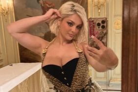 Bebe Rexha Keeps All Eyes on Her in Plunging Bodysuit Look