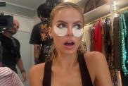 Brooks Nader Shows Serious Skin in Teeny Tiny Ab-Baring Crop Top