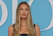 Candice Swanepoel’s Plunging Dress Gets Even Bolder With a Sheer Surprise
