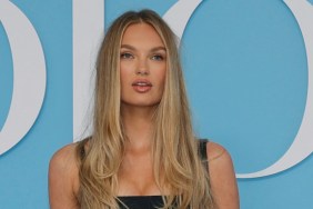 Candice Swanepoel’s Plunging Dress Gets Even Bolder With a Sheer Surprise
