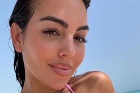 Cristiano Ronaldo’s Fiancée Goes Braless in a Wet-Look Outfit That Commands Attention