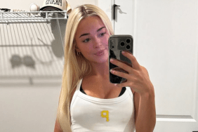 Livvy Dunne Turns Heads in Tiny Plunging Crop Top With a Cheeky Bra Peek
