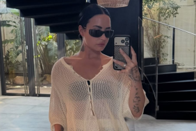 Demi Lovato’s Halter-Neck Top Highlights Her Defined Shoulders