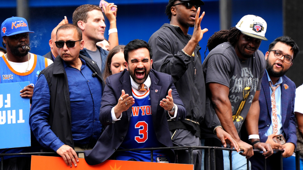 NYC Mayor Zohran Mamdani Called Out After Knicks Parade Speech