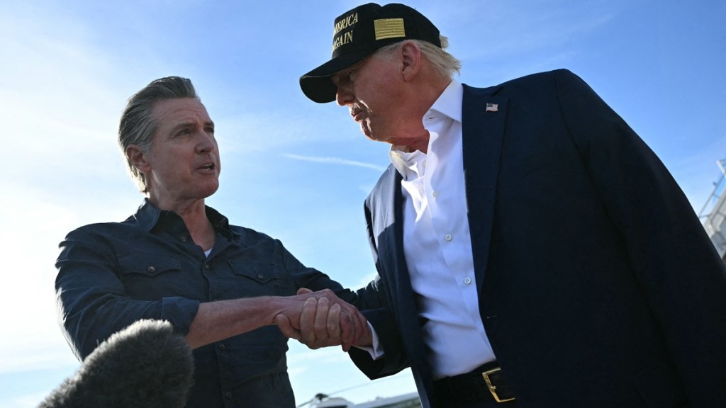gavin newsom donald trump