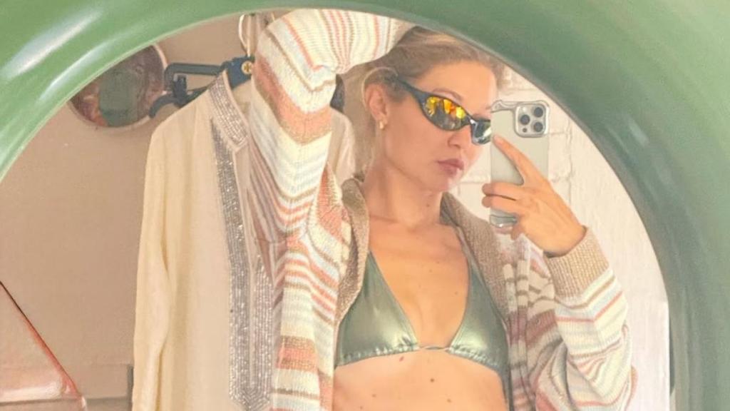 Gigi Hadid's Cropped Top Leaves Just Enough Abs on Display