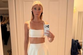 Gwyneth Paltrow Sunbathing in Stringy White Bikini Beats the Summer Heat