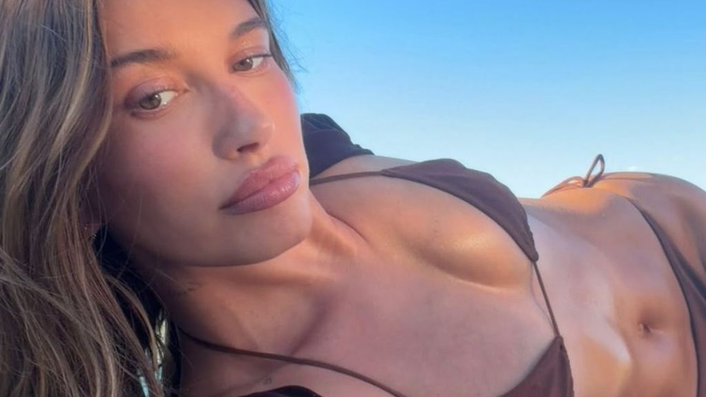Hailey Bieber’s Stringy Thong Bikini Has Fans Doing a Serious Double Take