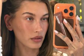 Hailey Bieber's Low-Rise Pants Will Distract You In This Bold Selfie