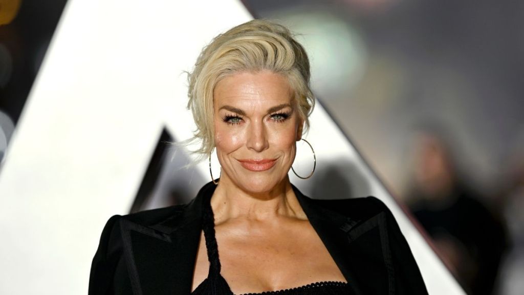Hannah Waddingham Brings Out Her Raunchy Side in Cleavage-Baring Dress