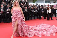 Heidi Klum Walks the Runway in Zipped-Up Top That Gets More Daring With Every Step